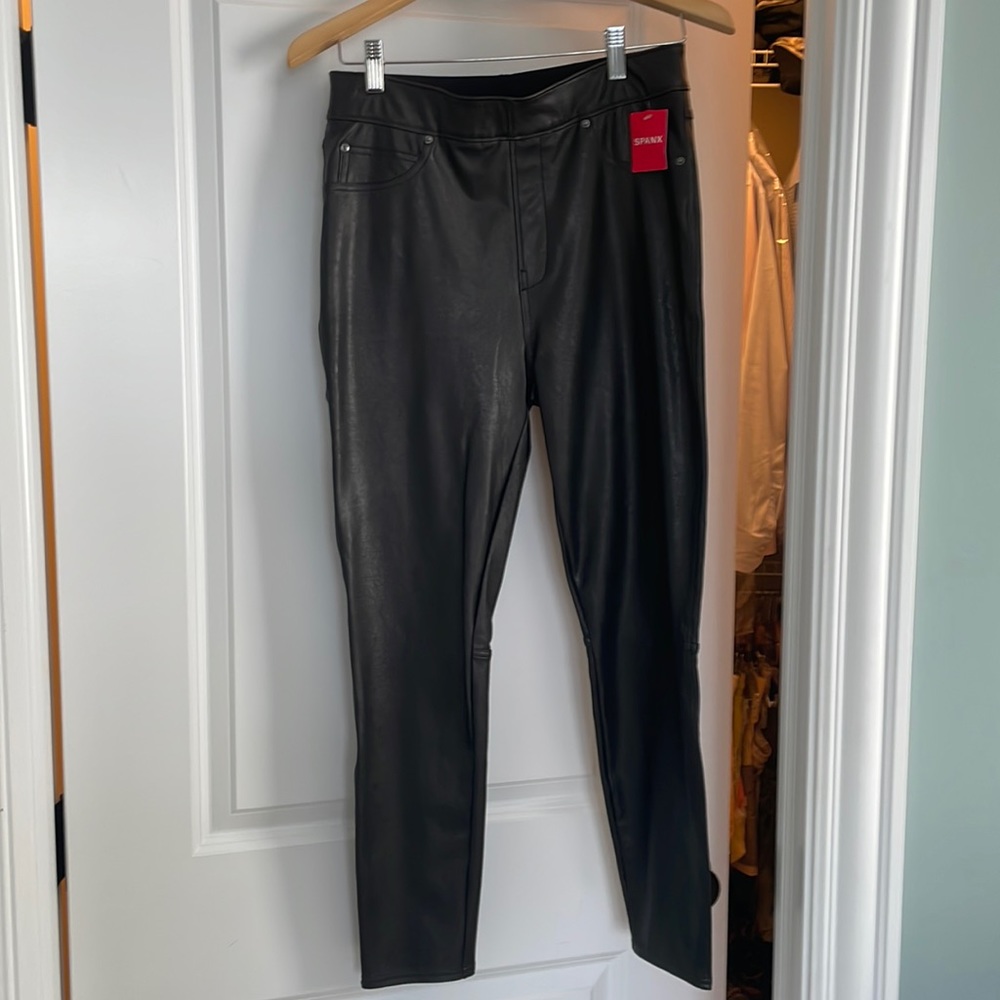 NWT Spanx faux leather pants